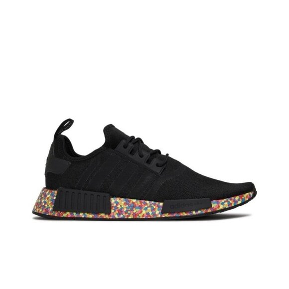 adidas Shoes - Adidas Unisex NMD_R1 Mosaic Boost Pack Rainbow Black Shoes GX7179 Size 6